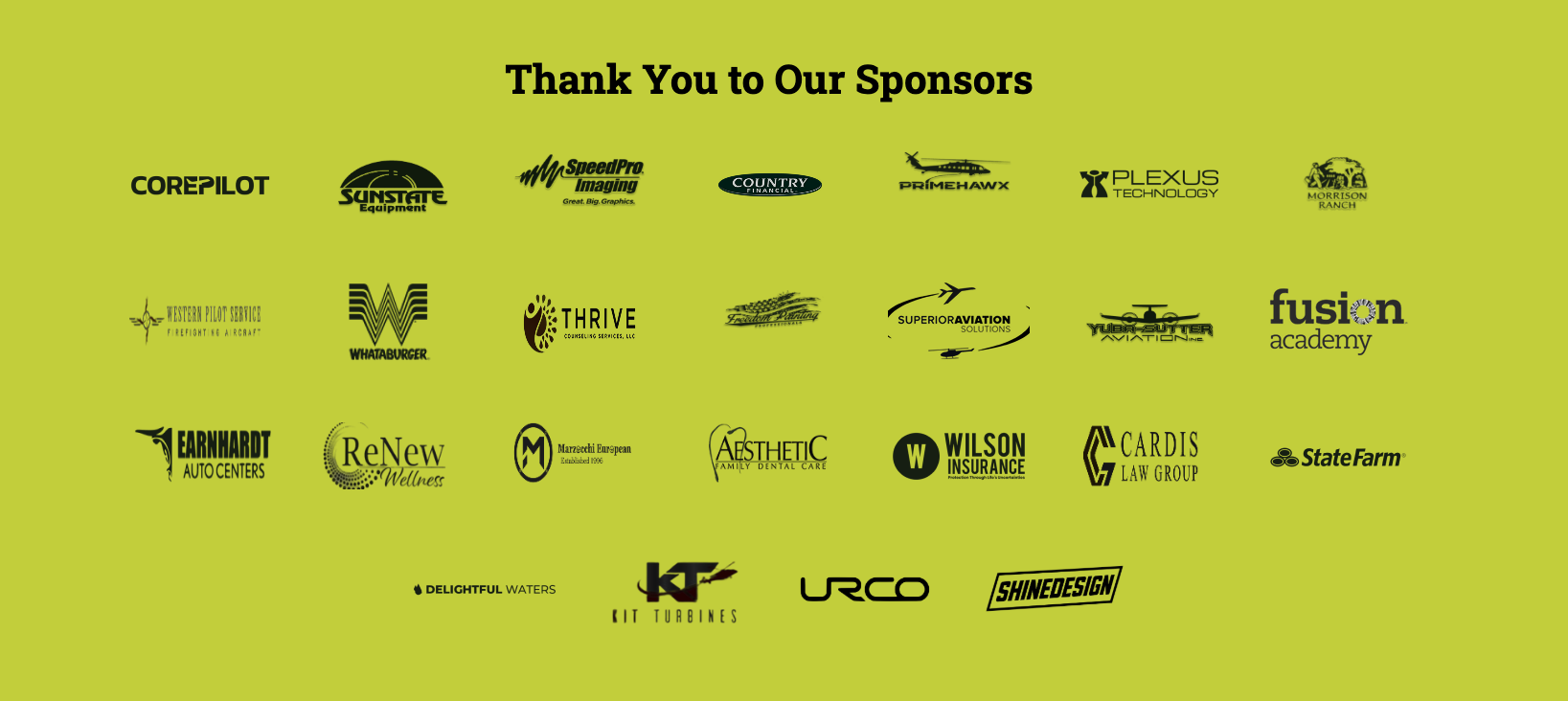 San Tan Athletics sponsors